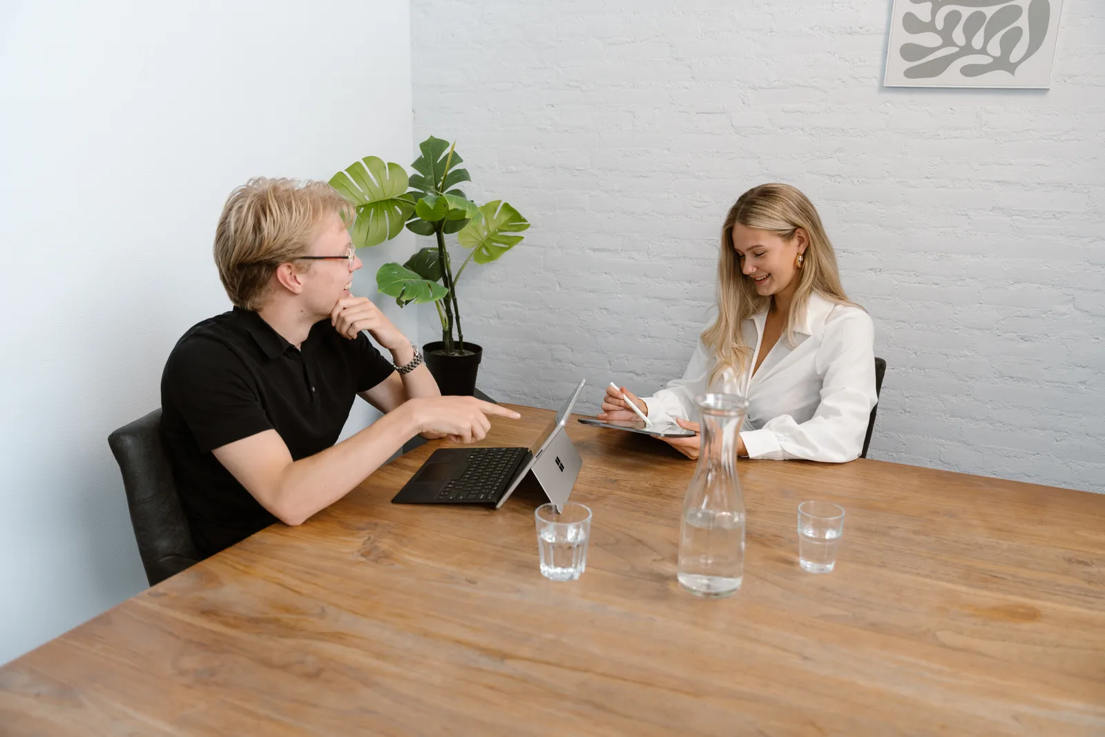 Thorsten en Maja van Bureau W3B